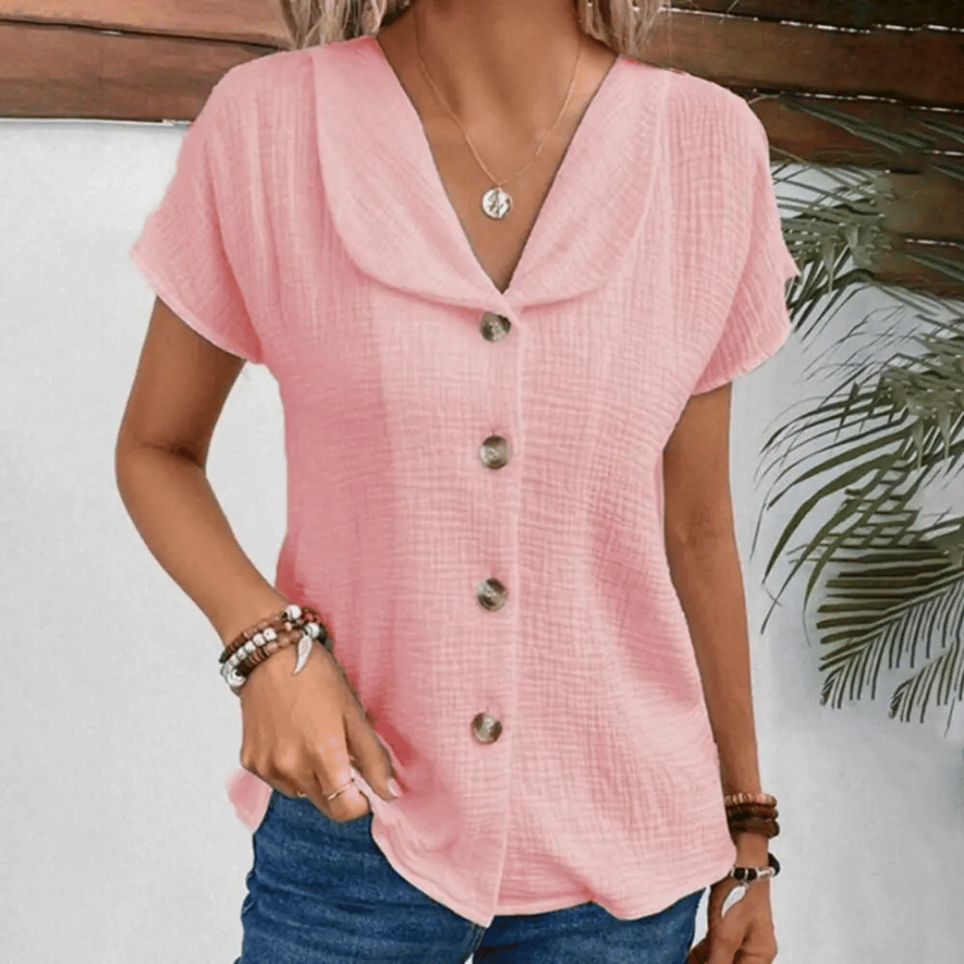SofiaBianchi™ Blouse met kraag