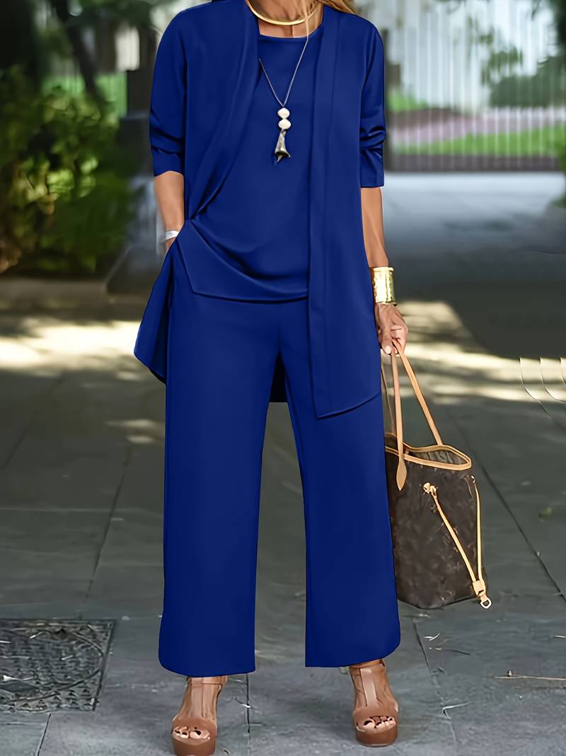 Hannah – Comfortabele Dames Lounge Set van Zachte Katoen
