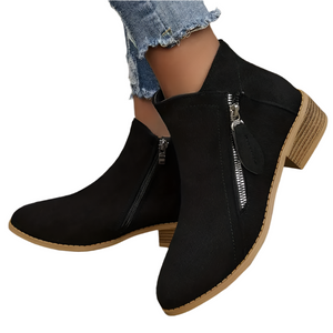 Maaike – Vintage-geïnspireerde dames enkellaarsjes