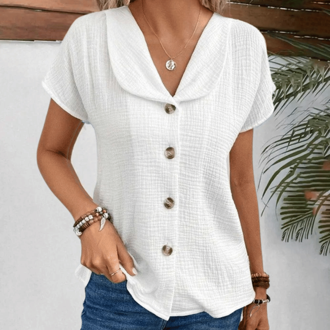 SofiaBianchi™ Blouse met kraag