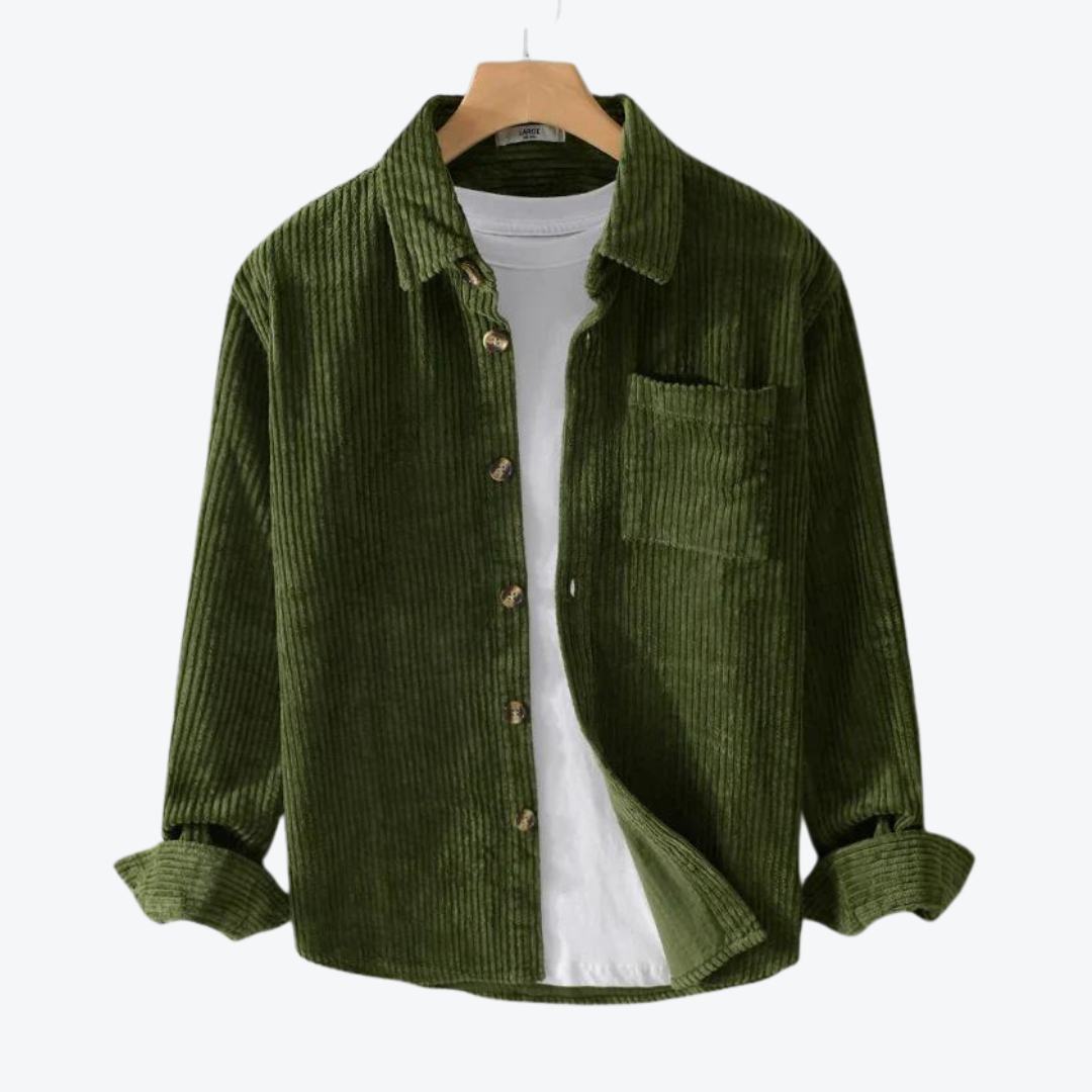 Leonardo – Comfortabele Corduroy Overshirt voor Heren