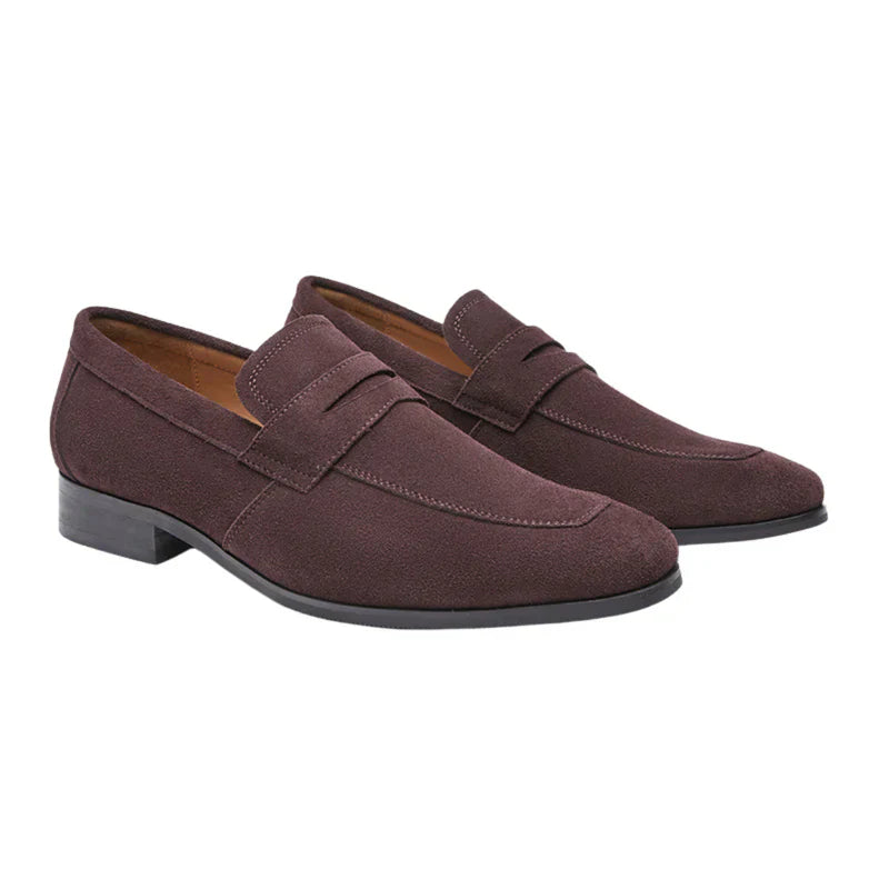 StefanoRinaldi Suède Penny Loafers