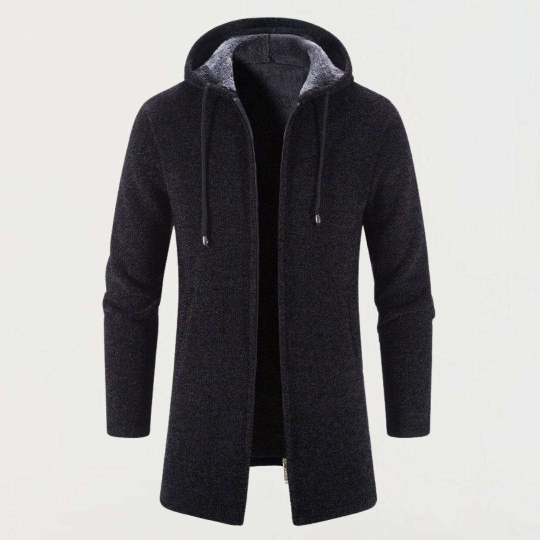 Matteo – Gewatteerde Heren Winterjas met Capuchon