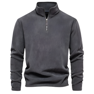Lorenzo – Heren Fleece Trui met Ritssluiting