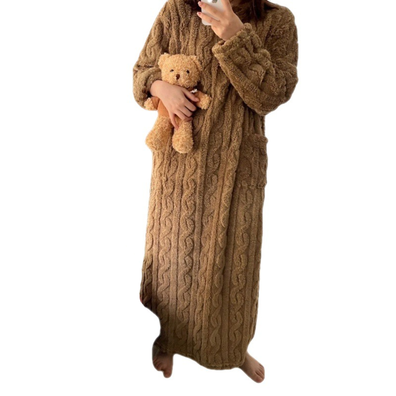 Corallo Winter koraal fluwelen homewear