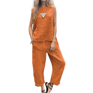 Chiara – Mouwloze Dames Zomerset in Twee Delen