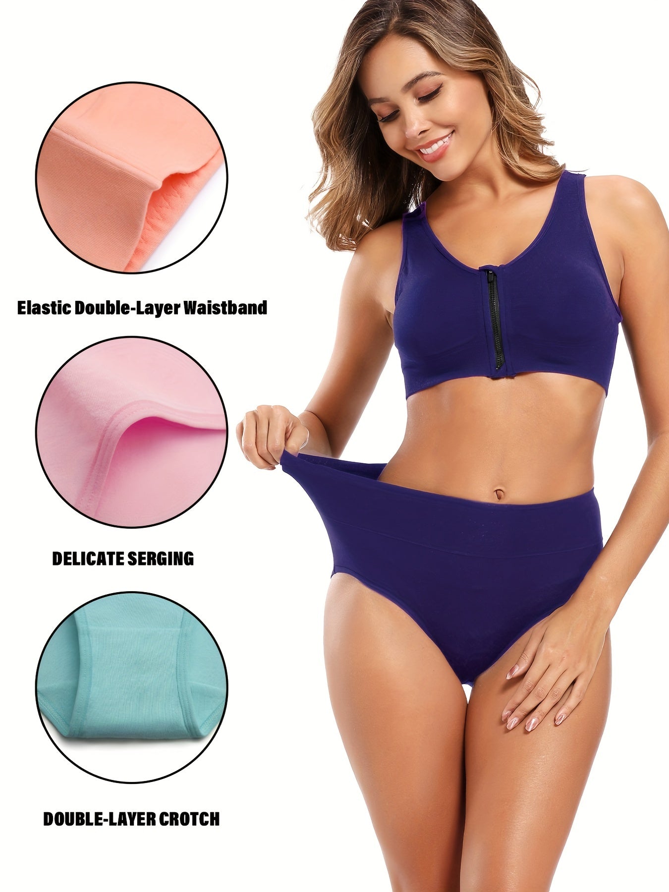 Sofia – Ademend Dames Corrigerende Slips 5-Pack