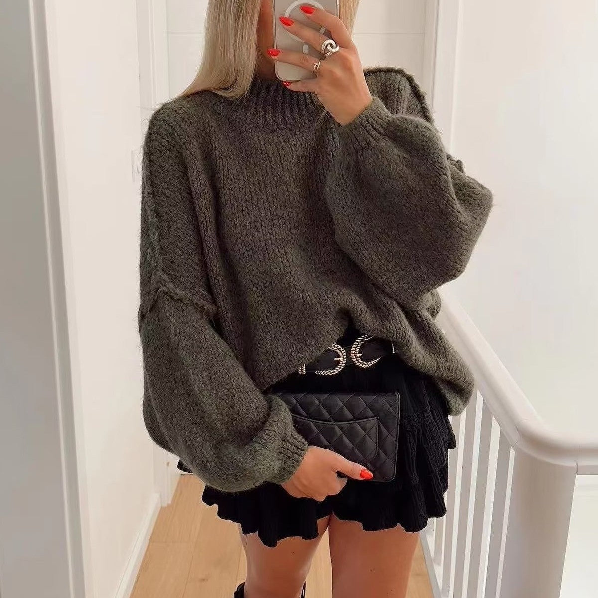 MarcoRusso™️ - Oversized dames trui