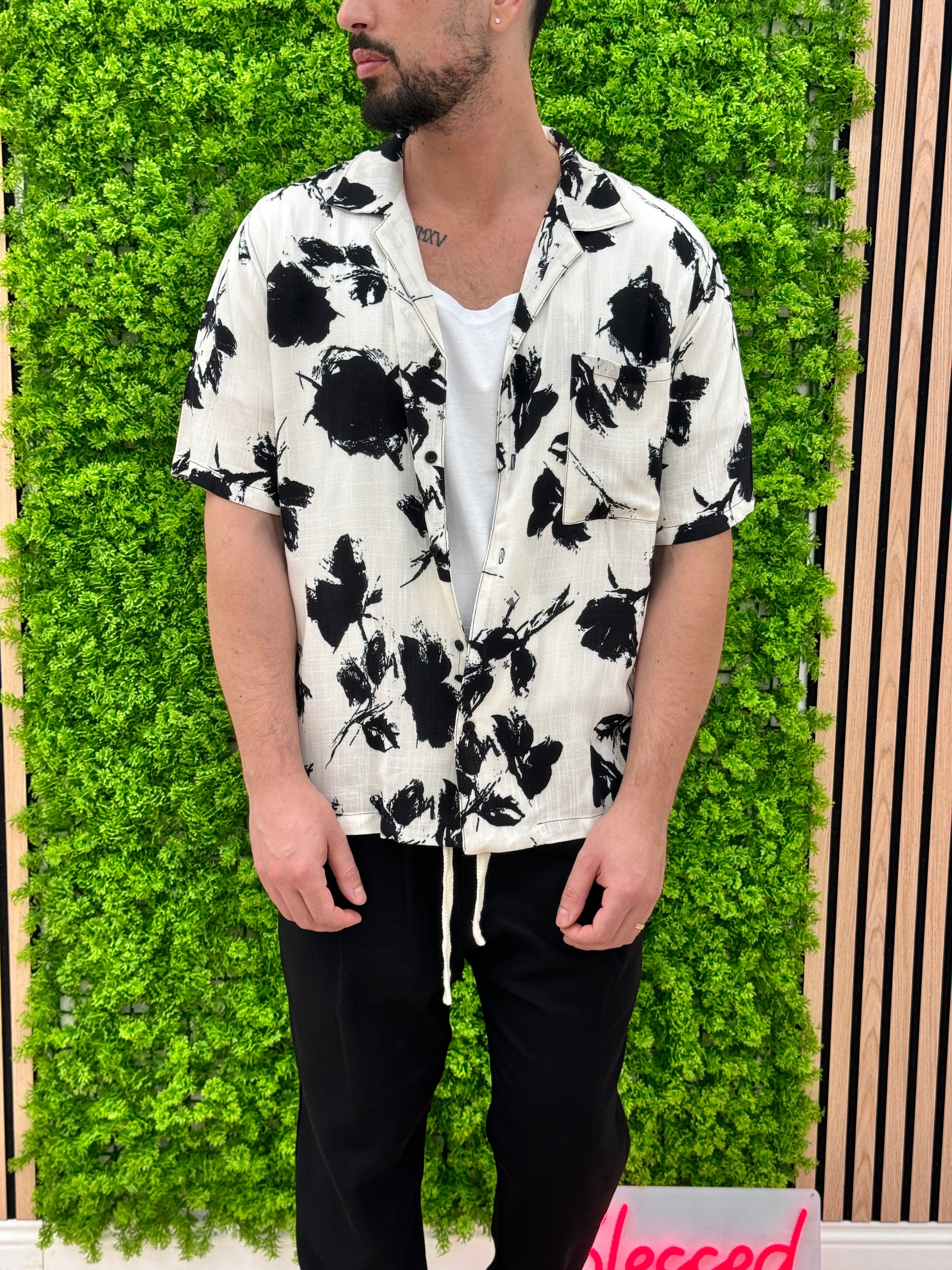 RenzoVitali Mykonos overhemd met patroon