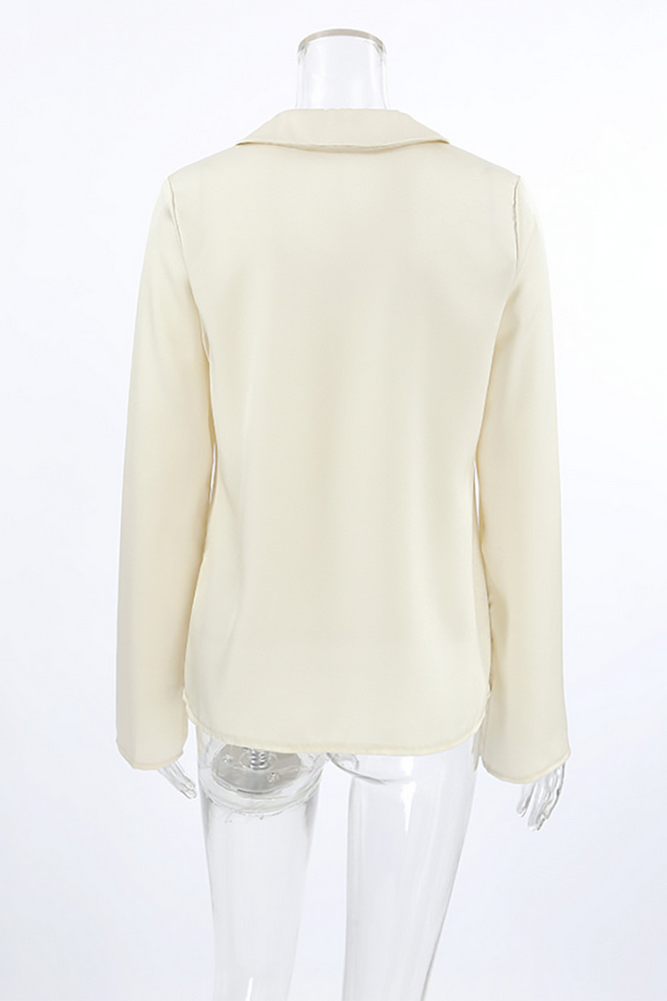 SofiaBarone Strik Blouse Voor Vrouwen