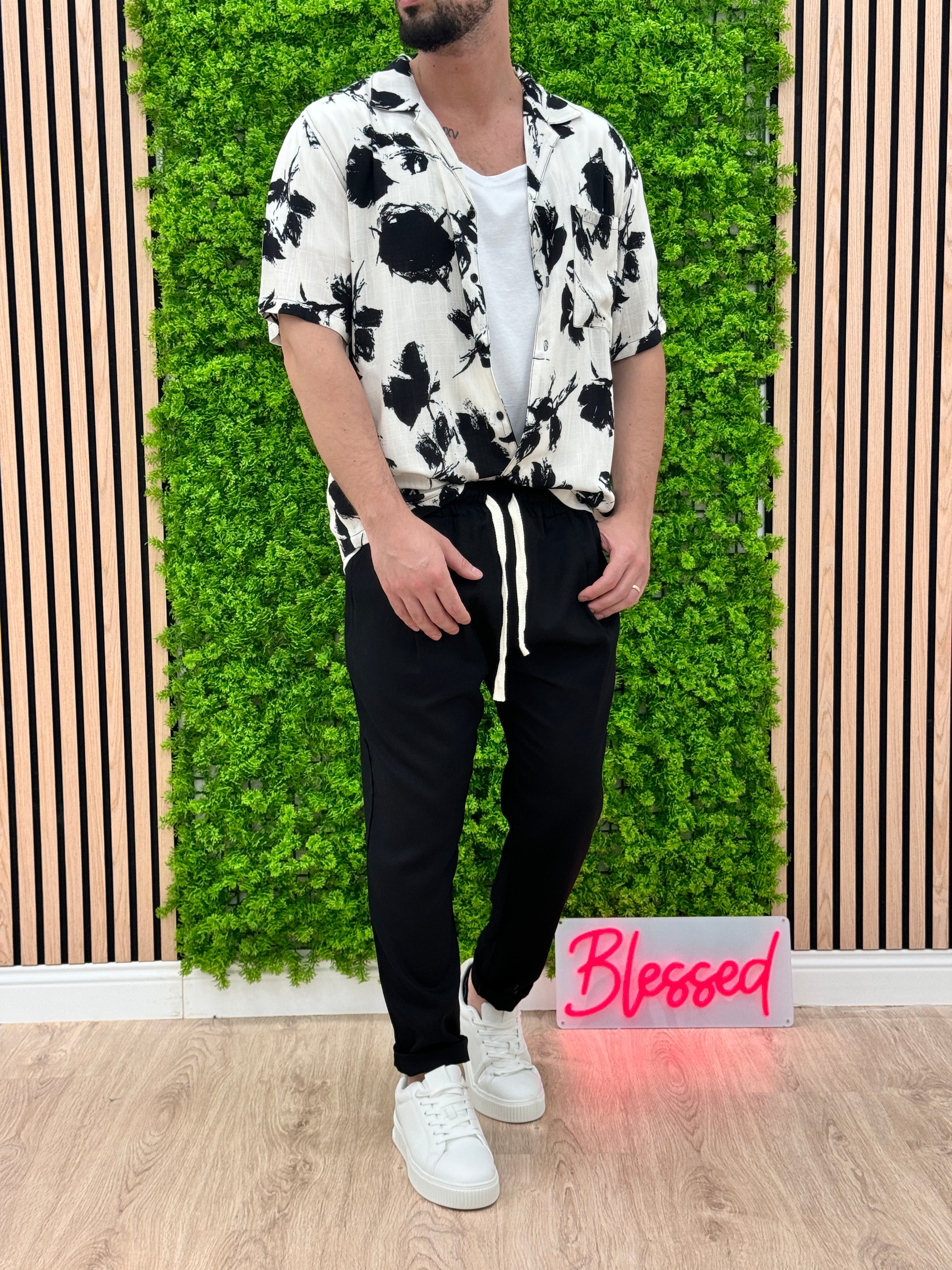 RenzoVitali Mykonos overhemd met patroon