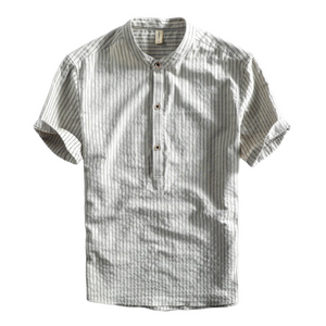 Lorenzo – Casual Heren Katoenen Streepjesoverhemd