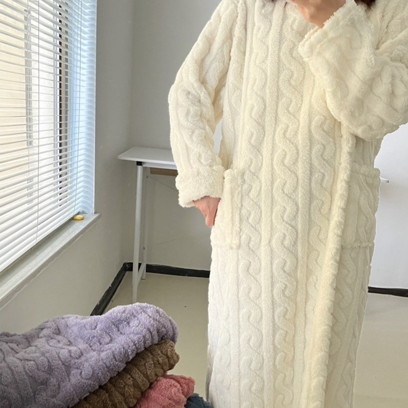 Corallo Winter koraal fluwelen homewear