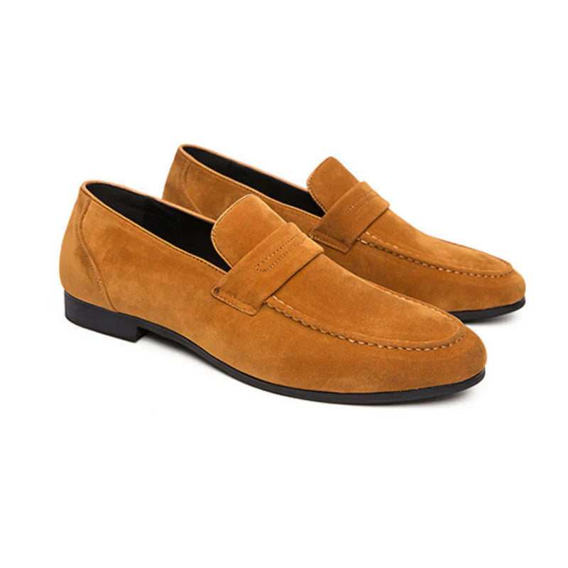 StefanoRinaldi Suède Penny Loafers