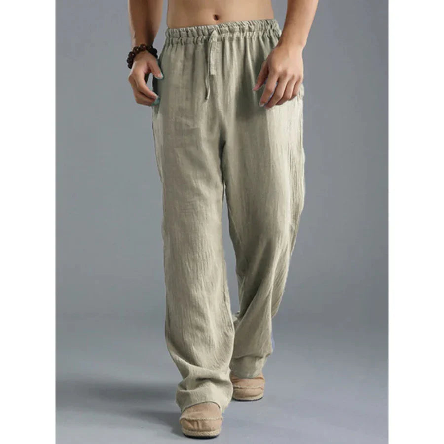 Lorenzo – Wijde Loungebroek voor Heren van Zachte Katoen