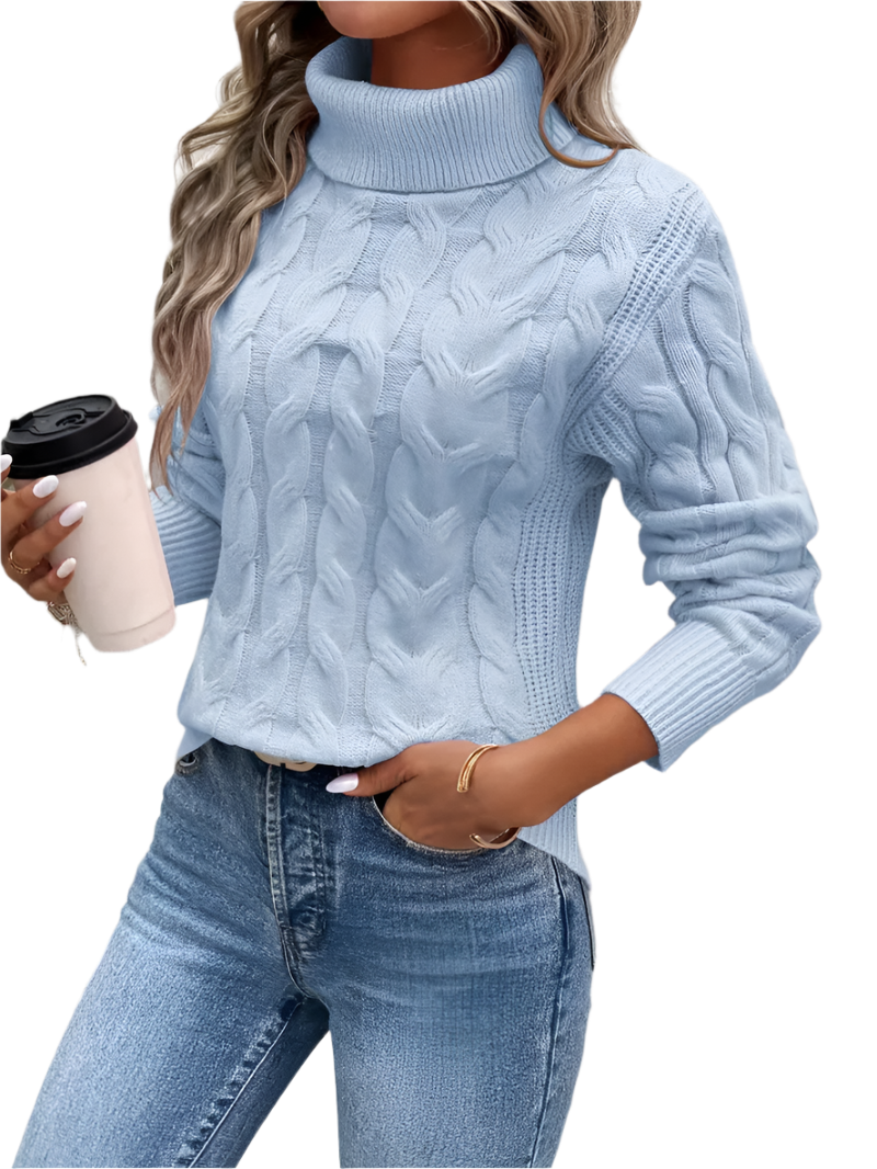 Giulia – Warme Gebreide Dames Coltrui voor de Winter