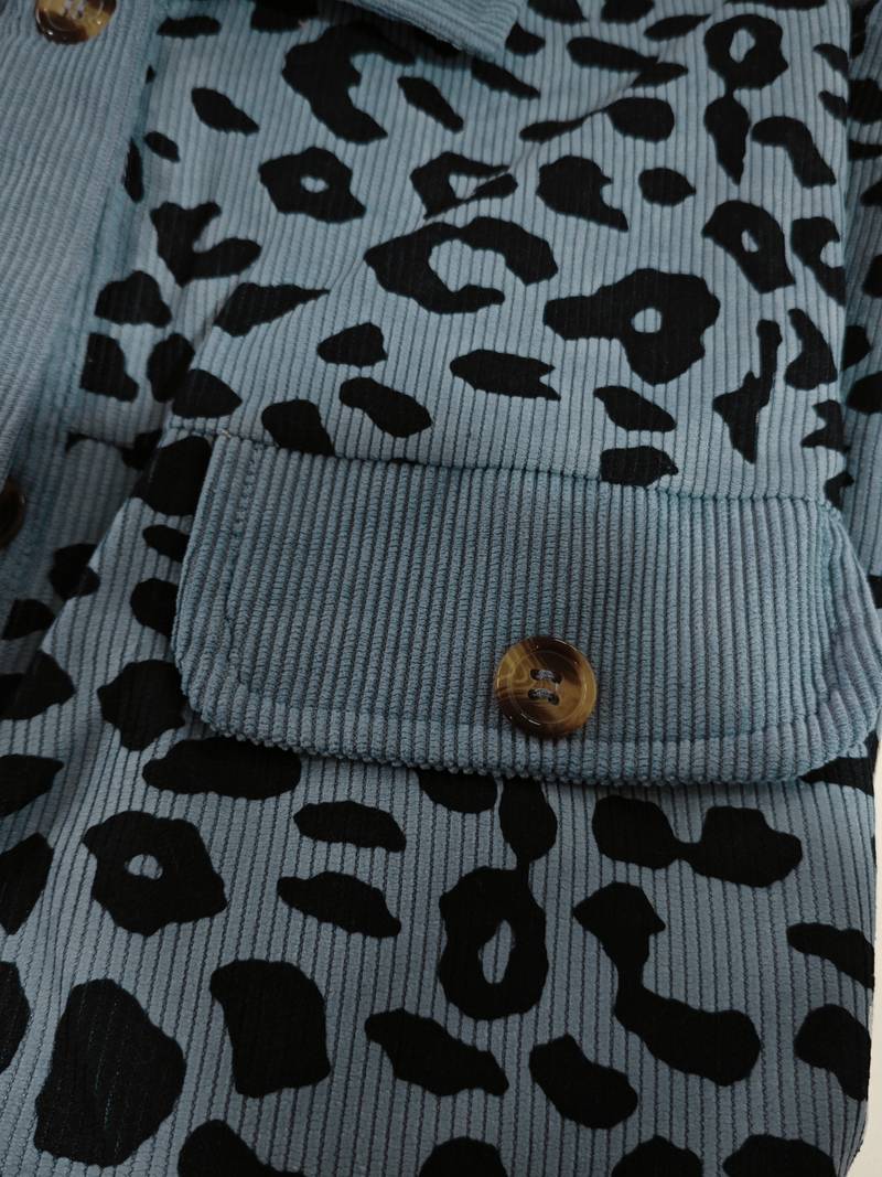 Zyra – Comfortabele Dames Jas met Luipaardprint