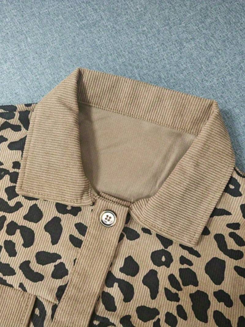 Zyra – Comfortabele Dames Jas met Luipaardprint