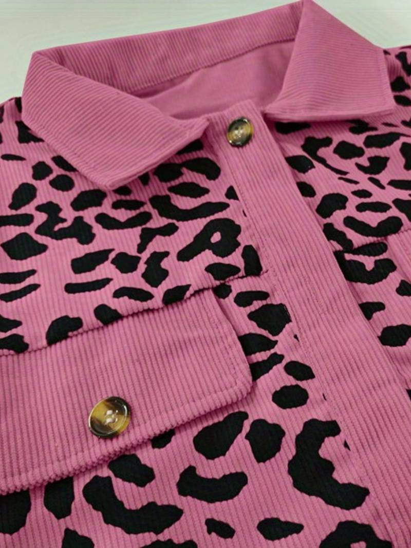 Zyra – Comfortabele Dames Jas met Luipaardprint