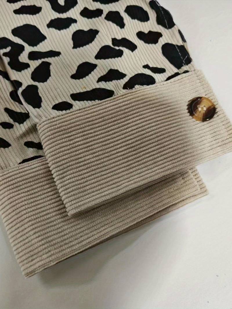 Zyra – Comfortabele Dames Jas met Luipaardprint