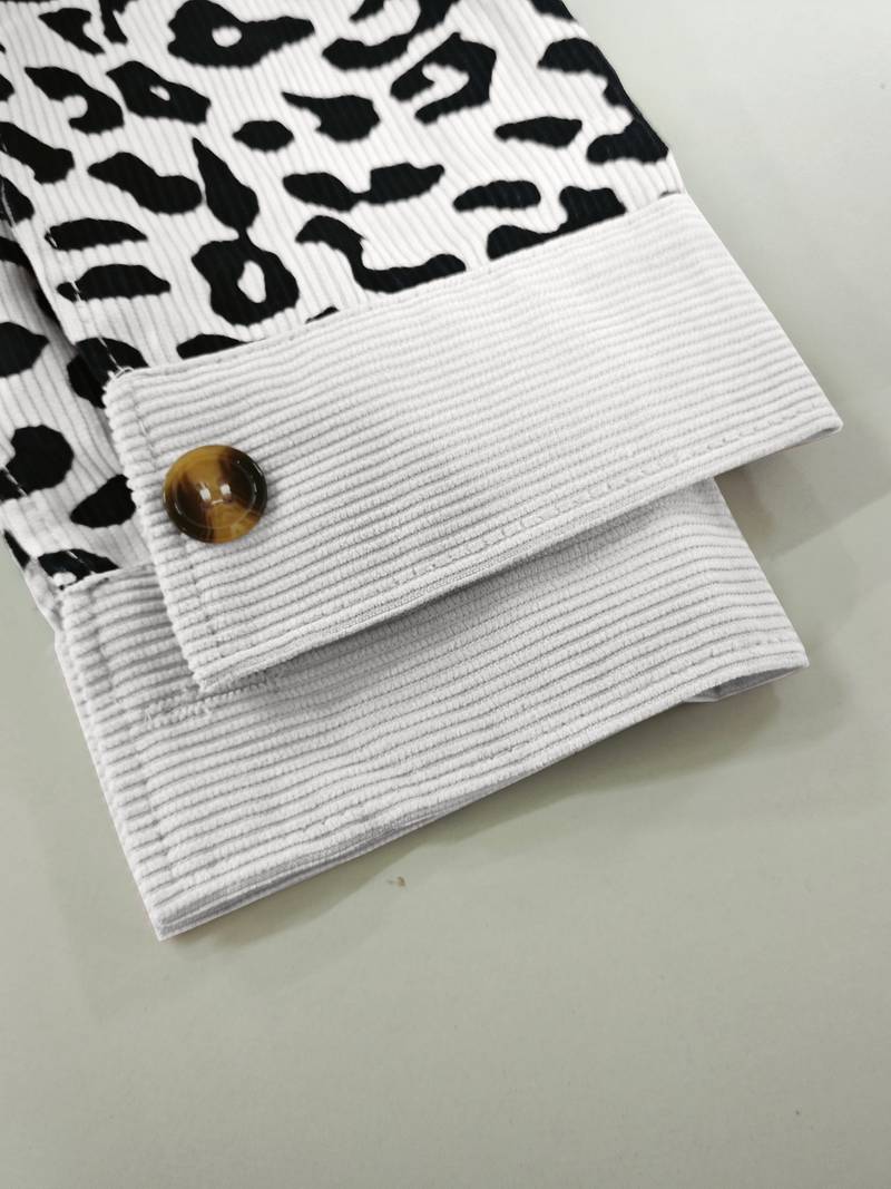 Zyra – Comfortabele Dames Jas met Luipaardprint