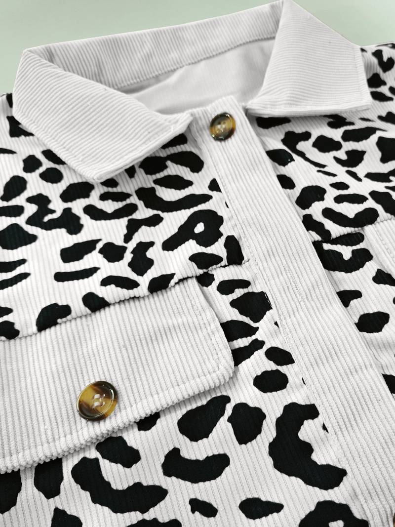 Zyra – Comfortabele Dames Jas met Luipaardprint