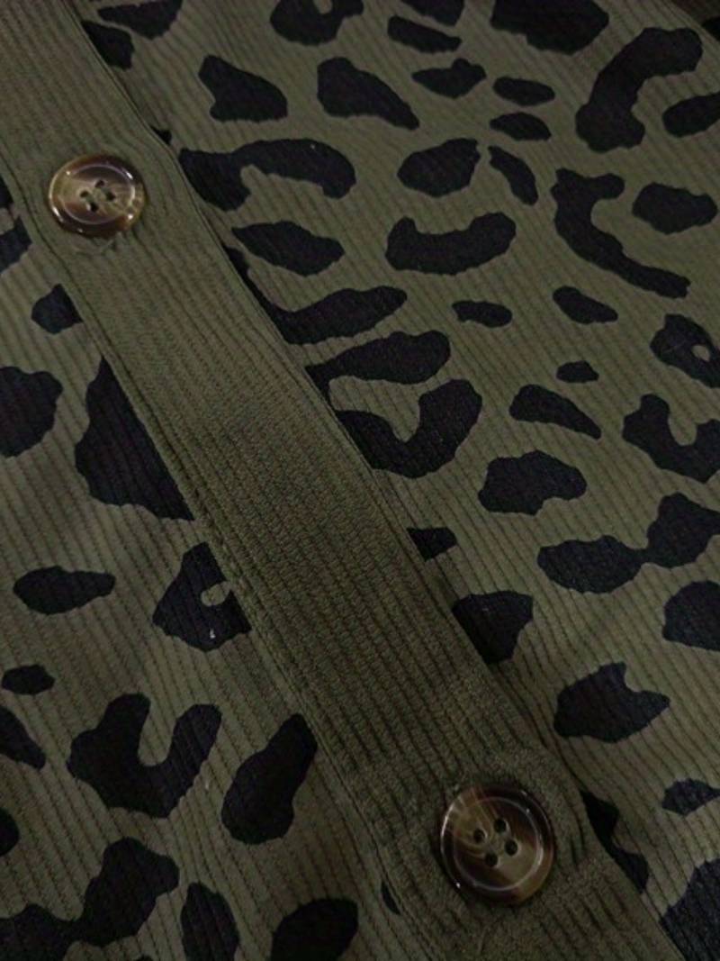 Zyra – Comfortabele Dames Jas met Luipaardprint