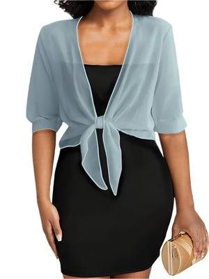 Sofia – Open Voorzijde Dames Blouse voor de Lente