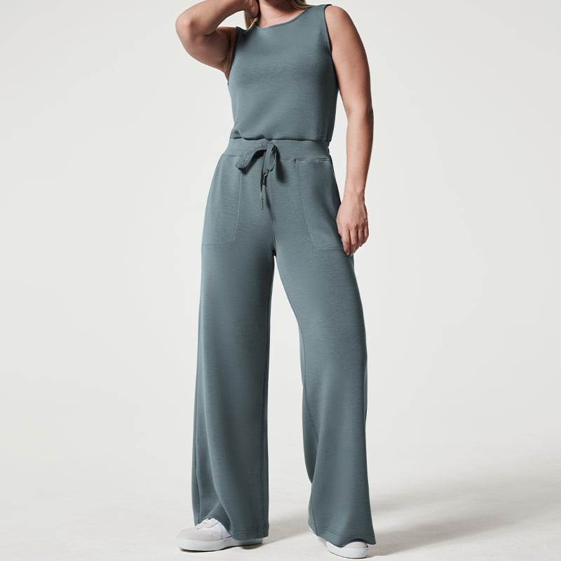 Elena – Dames Jumpsuit met Wijde Pijpen
