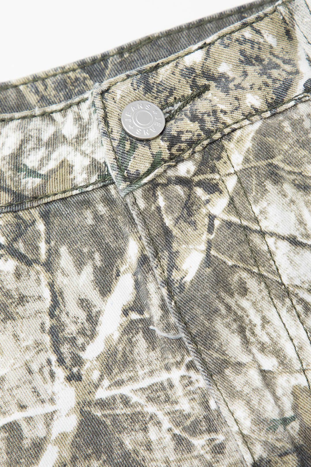 LunaStilo™ Abstracte elegantie ontketend straight leg jeans