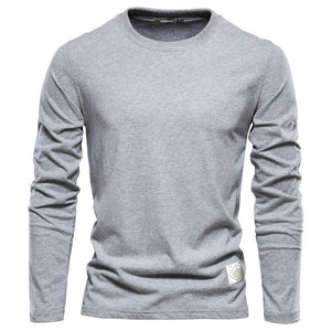 Leonardo – Klassiek Heren Longsleeve Shirt met Ronde Hals