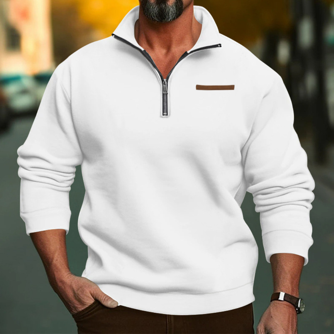 LuigiMarini Fleece Sweatshirt Voor Mannen