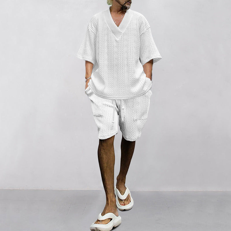 MatteoChic™ Heren stijlvol gebreid overhemd