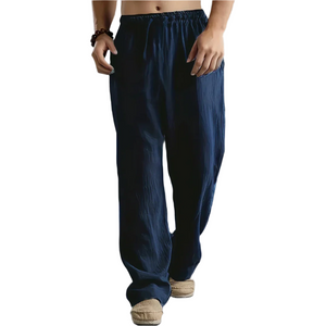 Lorenzo – Wijde Loungebroek voor Heren van Zachte Katoen