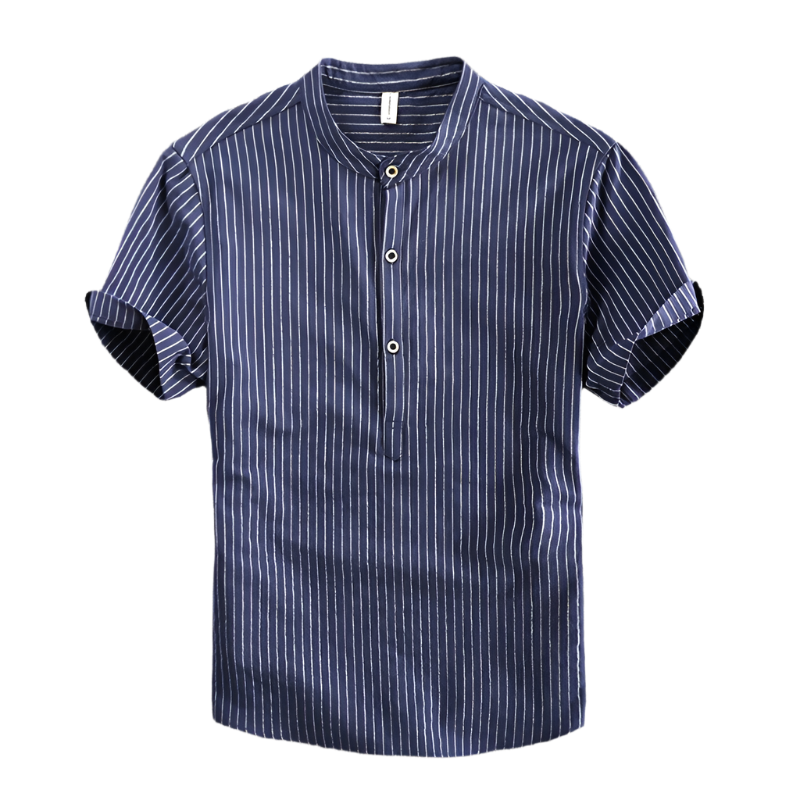 Lorenzo – Casual Heren Katoenen Streepjesoverhemd