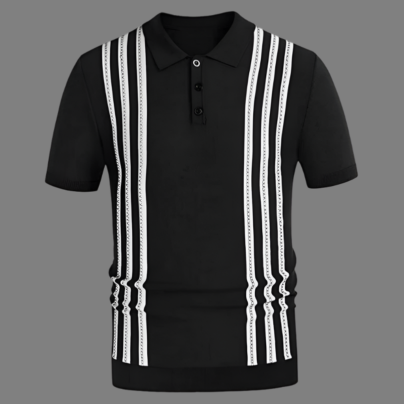 DarioConti Gestreepte Casual Polo