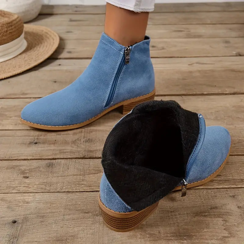 Maaike – Vintage-geïnspireerde dames enkellaarsjes