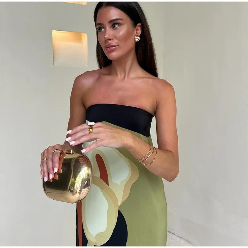 SoliMax™ strapless maxi