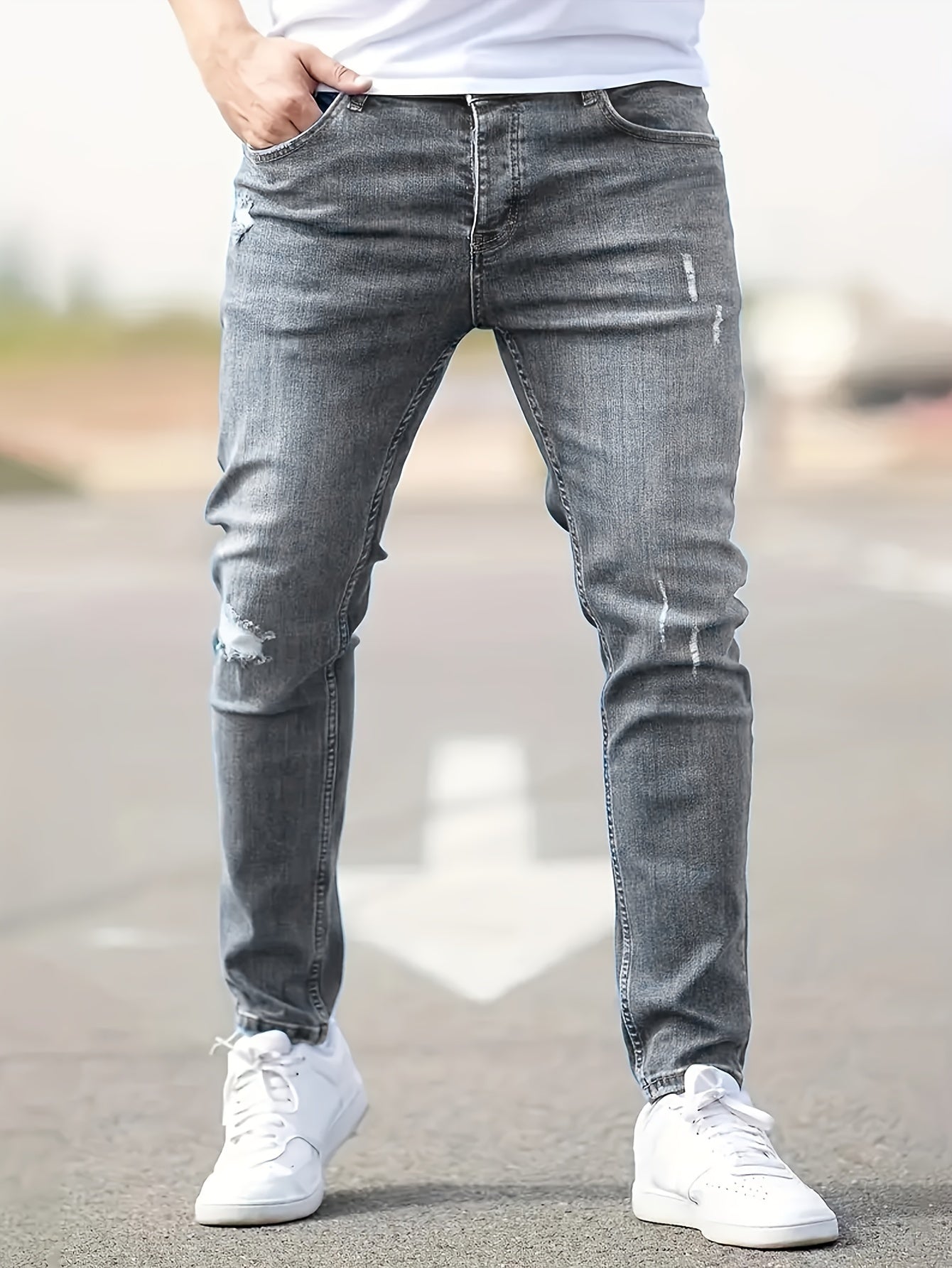 Marco – Slim-Fit Heren Ribbed Denim Jeans