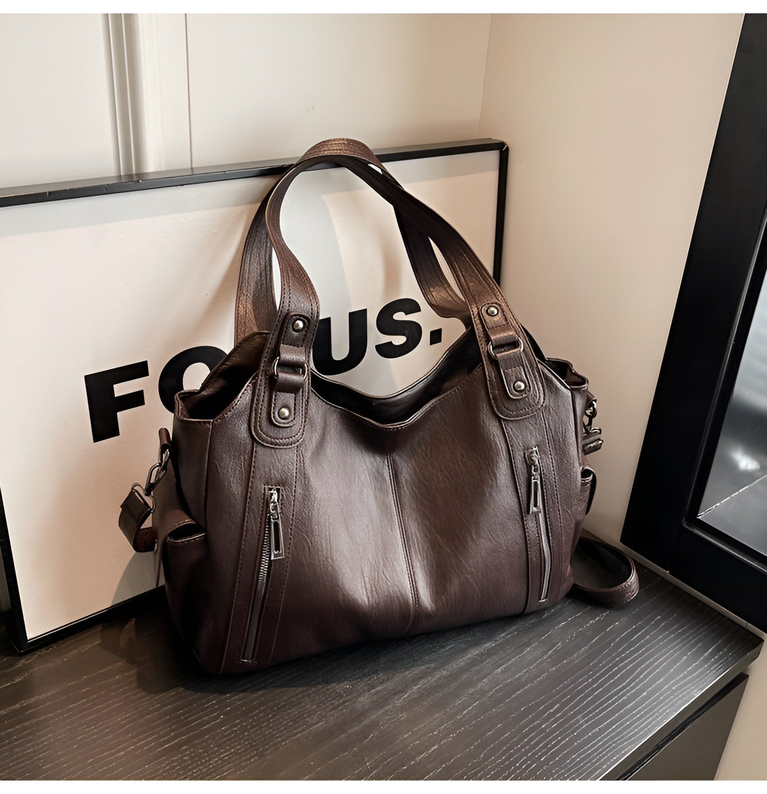 Amélie – Elegante Leren Dames Tote Bag