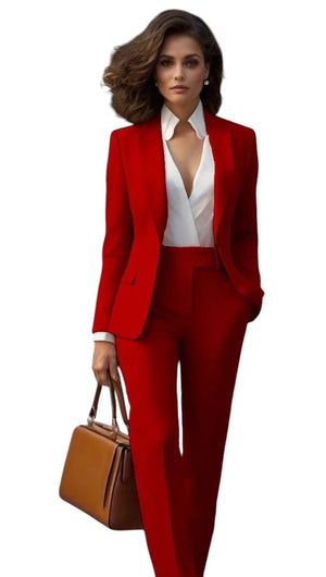 Alessandra – Dames Comfortabele en Stijlvolle Blazer & Broek Set