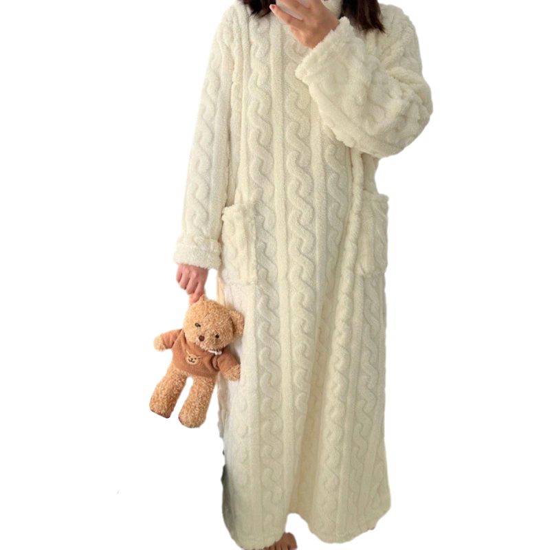 Corallo Winter koraal fluwelen homewear