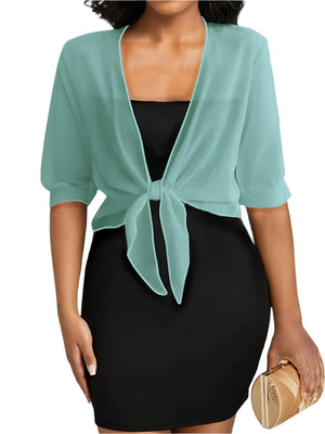 Sofia – Open Voorzijde Dames Blouse voor de Lente