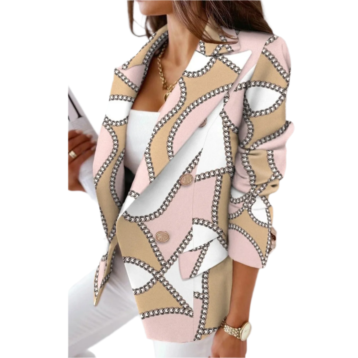 Elena – Getailleerde Dames Blazer voor Moeiteloze Elegantie