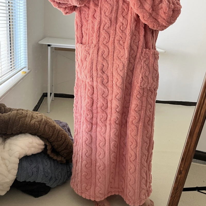 Corallo Winter koraal fluwelen homewear