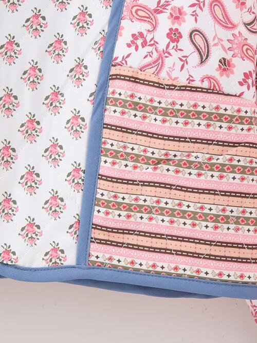 LucaMoretti™ Gewatteerde Omkeerbare Winterjas