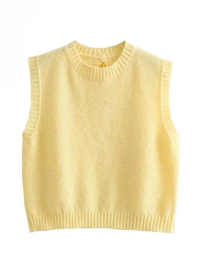 VittoriaLeone Gebreide Zomertop Voor Dames