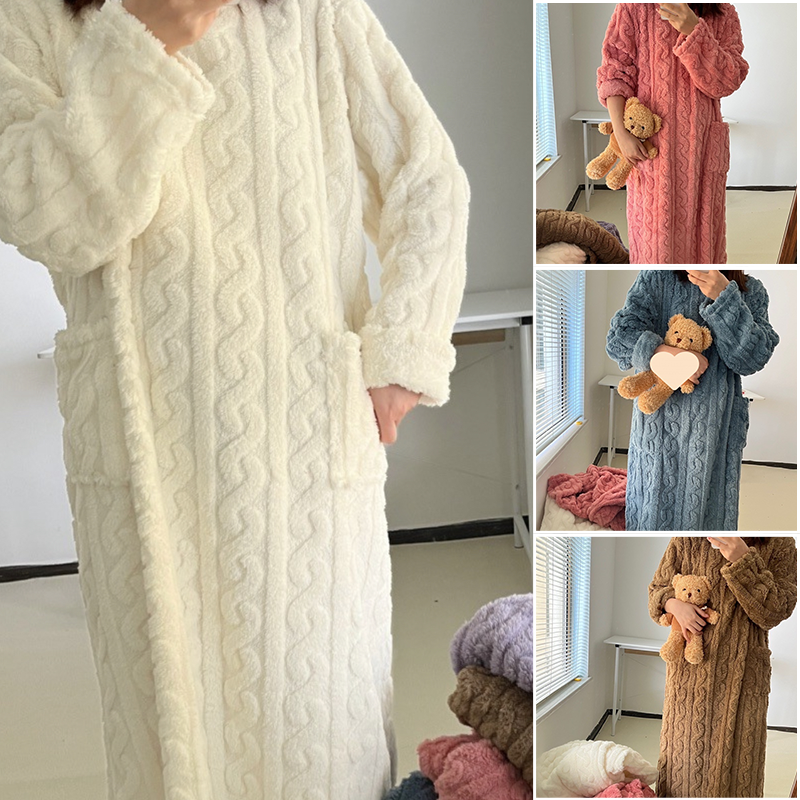 Corallo Winter koraal fluwelen homewear