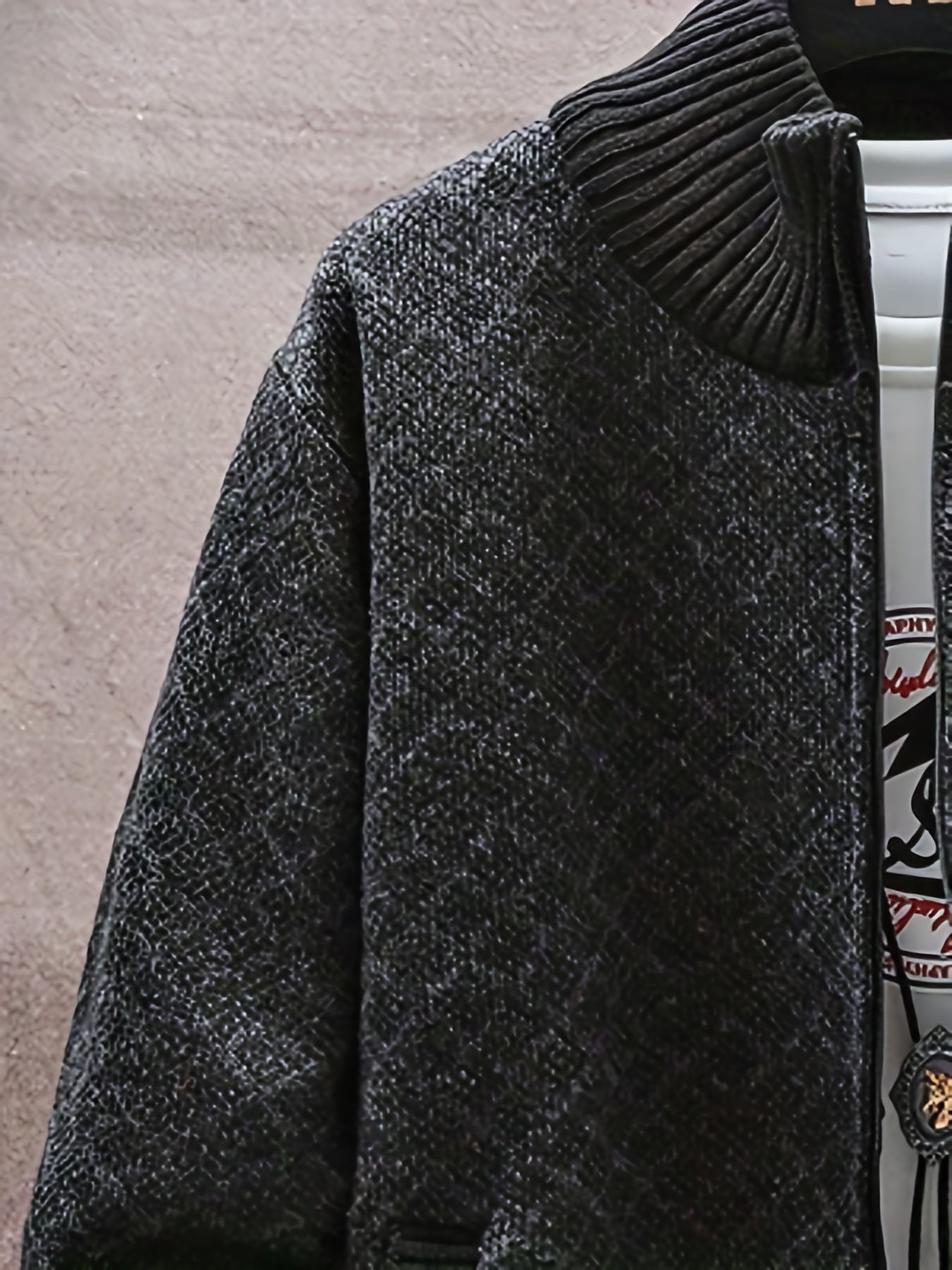 LucianaBortelli Geometrische gebreide trui voor heren