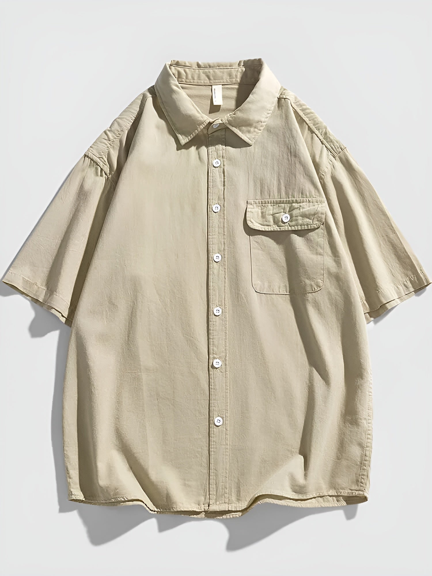 Fiorini – Korte Mouwen Heren Overhemd van Katoen